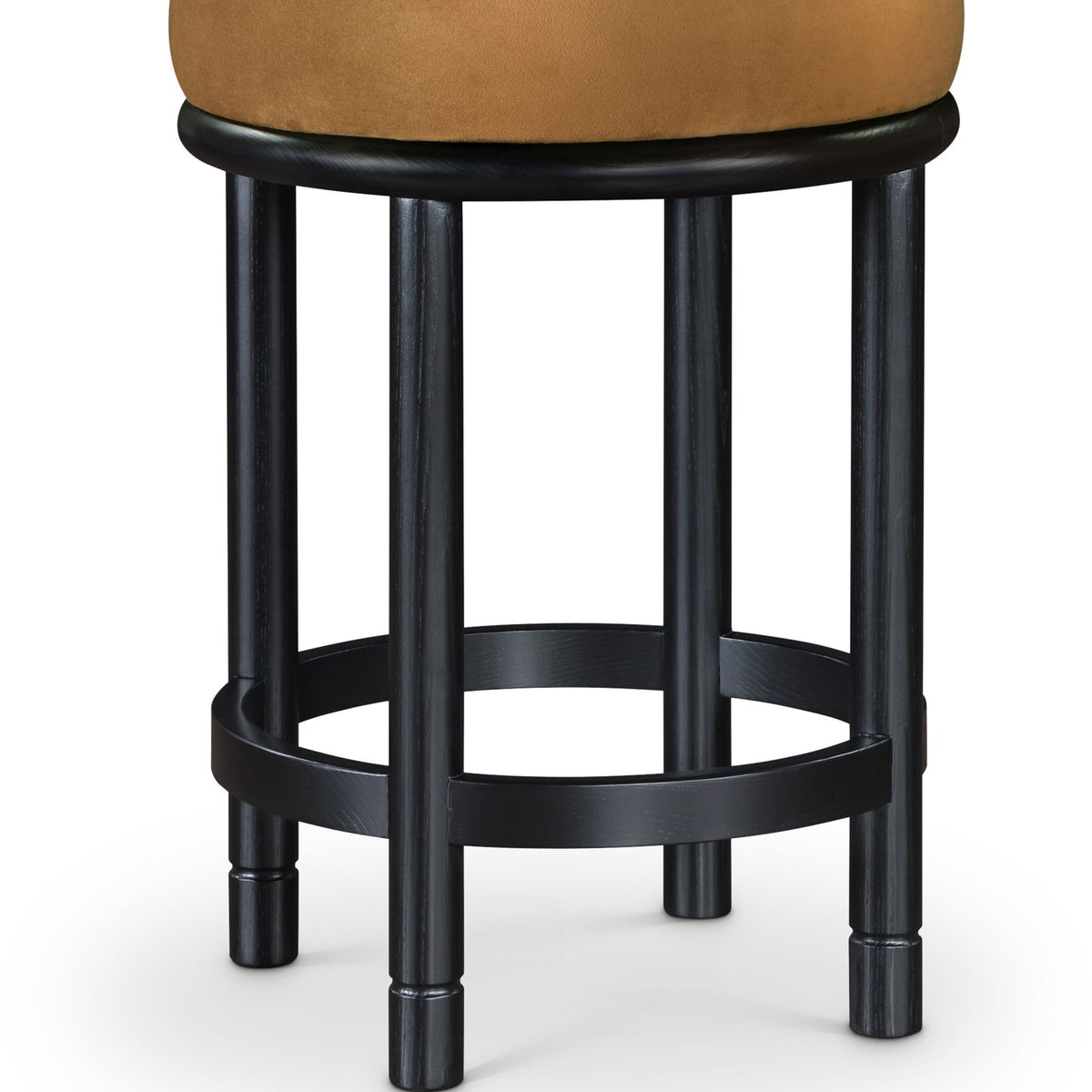 Monette - Counter Stool With Black Base