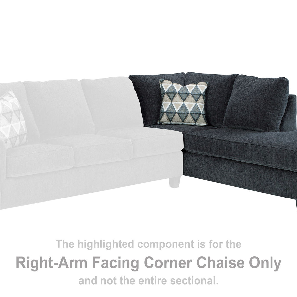 Abinger - RAF Corner Chaise - Smoke