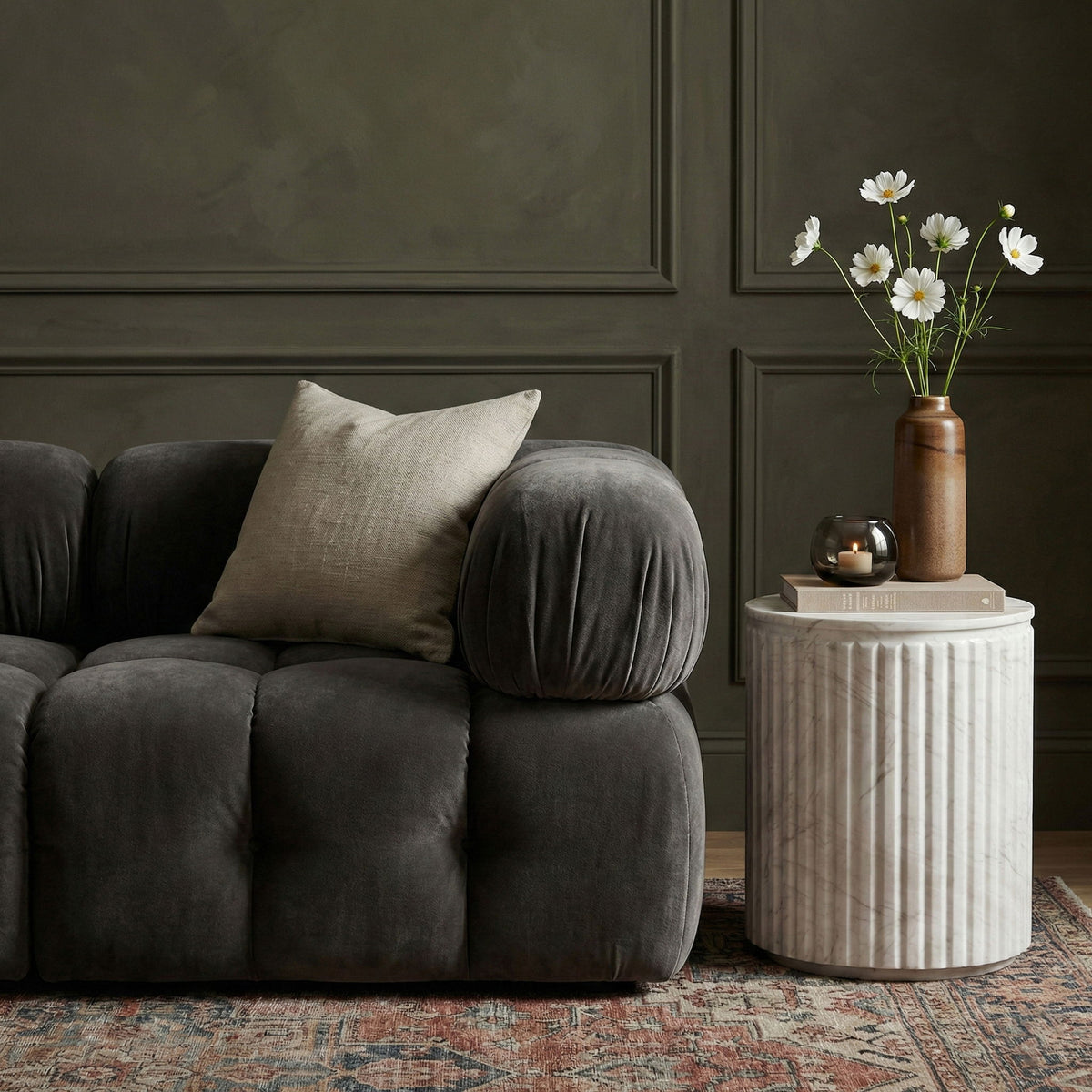 Catania - Concrete Indoor/Outdoor End Table