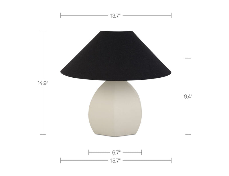 Keeley - Table Lamp - White