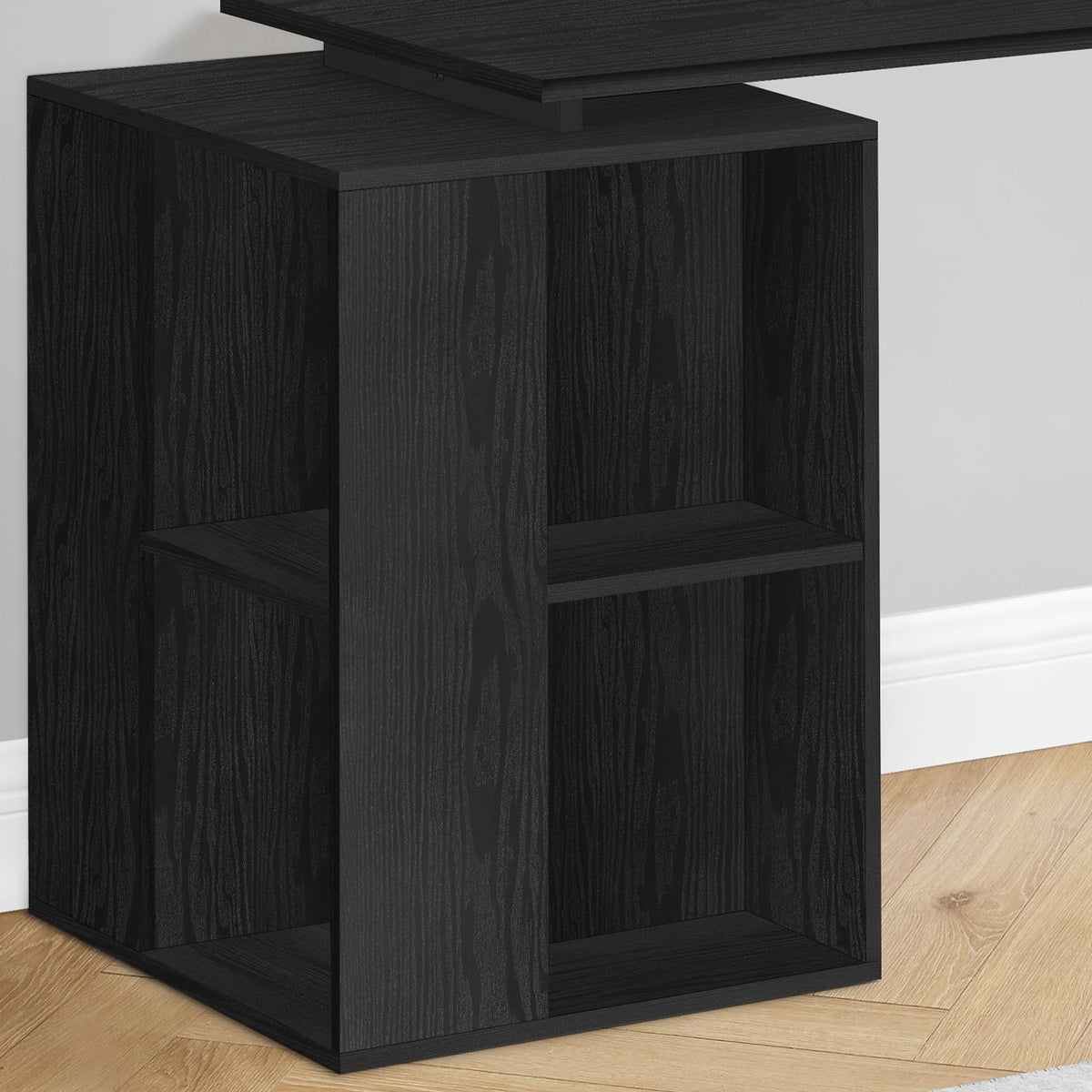 Computer Desk, Home Office, Left, Right Set-Up, Storage Shelves, Work, Laptop, Contemporary, Modern