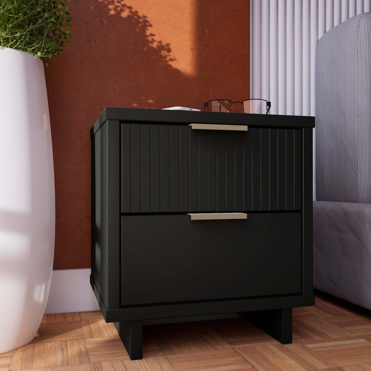 Manhattan Granville - 2-Drawer Nightstand