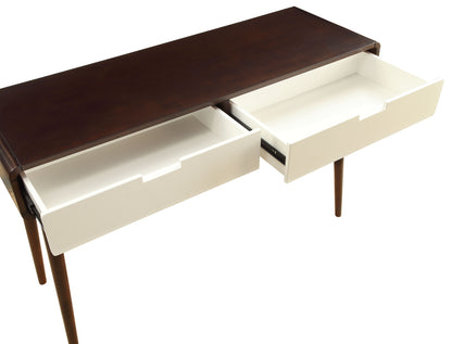 Christa - Sofa Table - White / Espresso