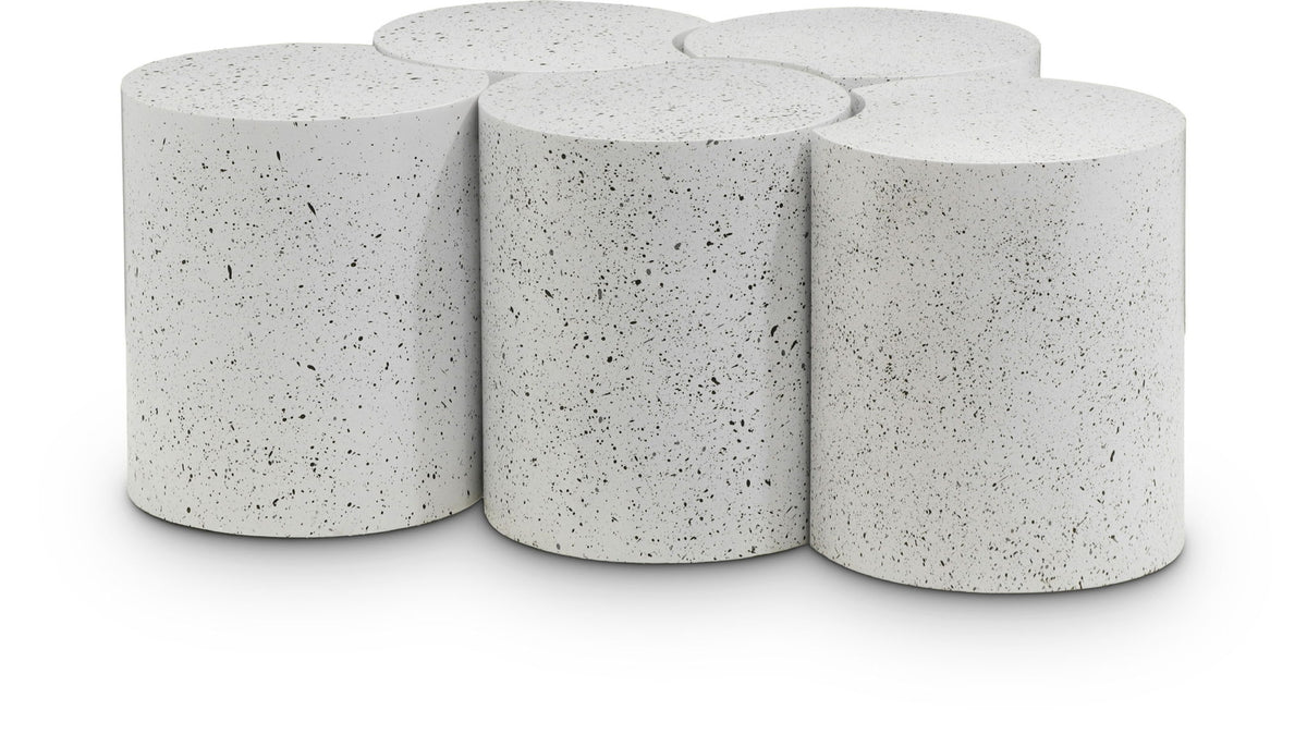 Dimple - 5 Piece Modular Coffee Table - Terazzo Finish