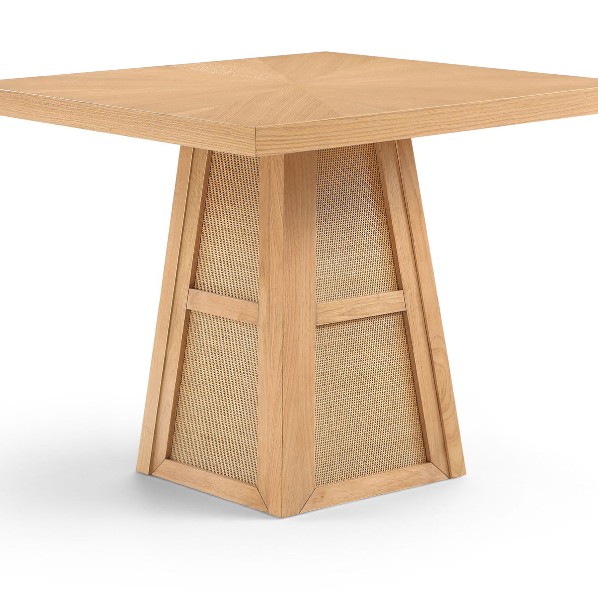 Fenwick - Cane Oak Veneer And Solid Wood Dining Table