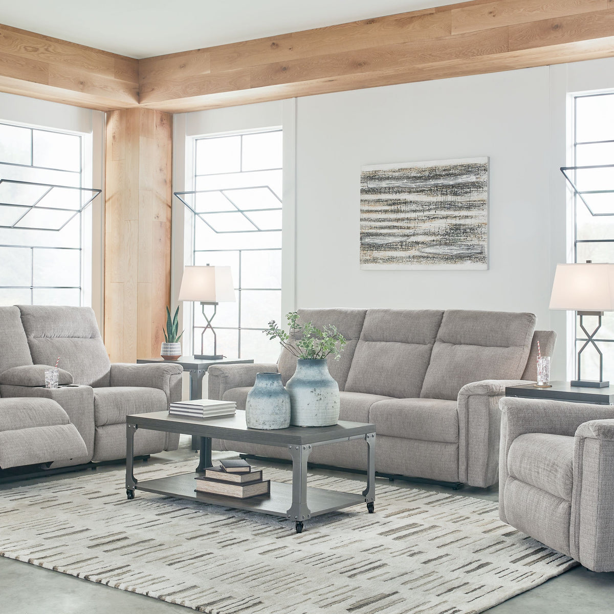 Barnsana - Reclining Living Room Set
