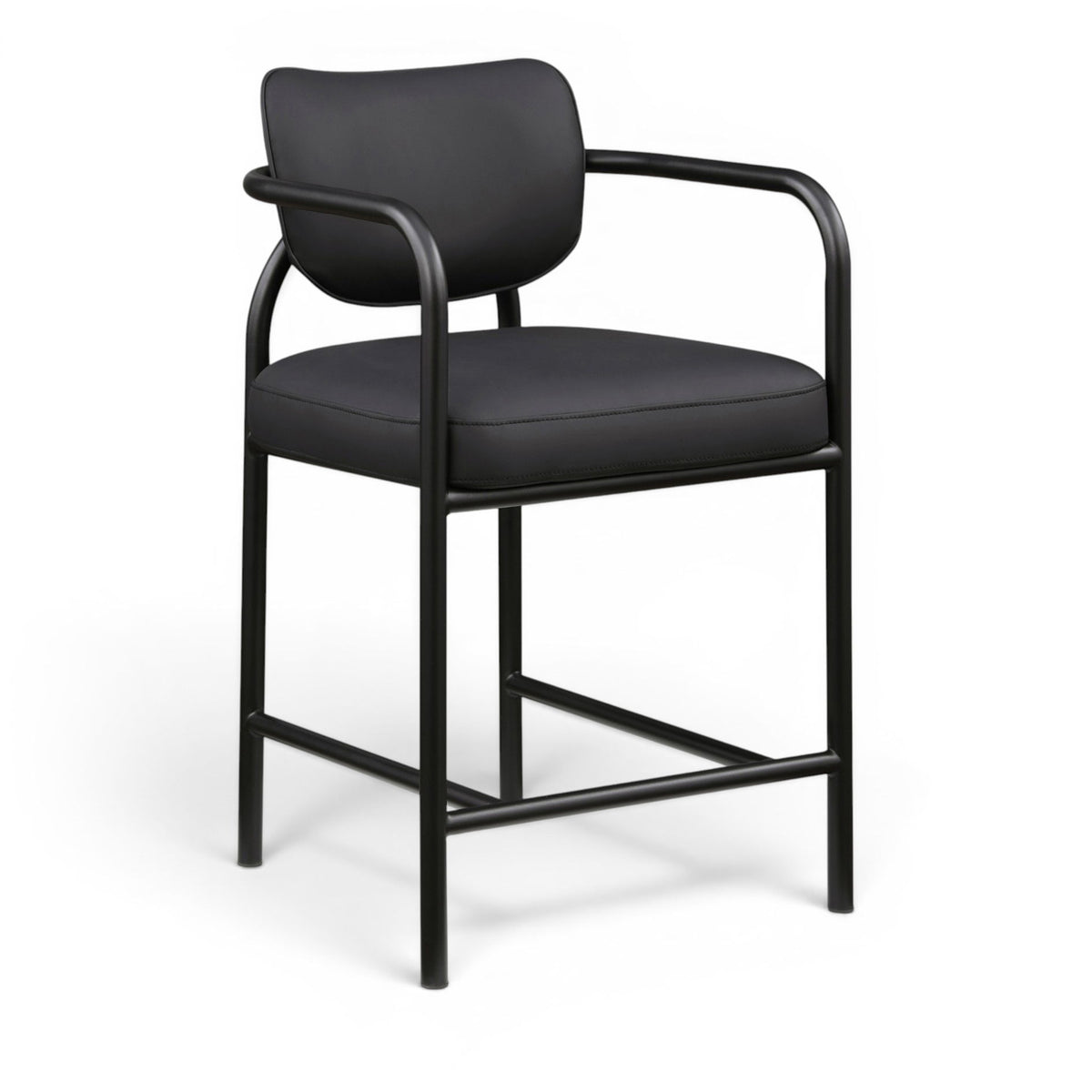 Serava - Vegan Leather Upholstered Bar Stool