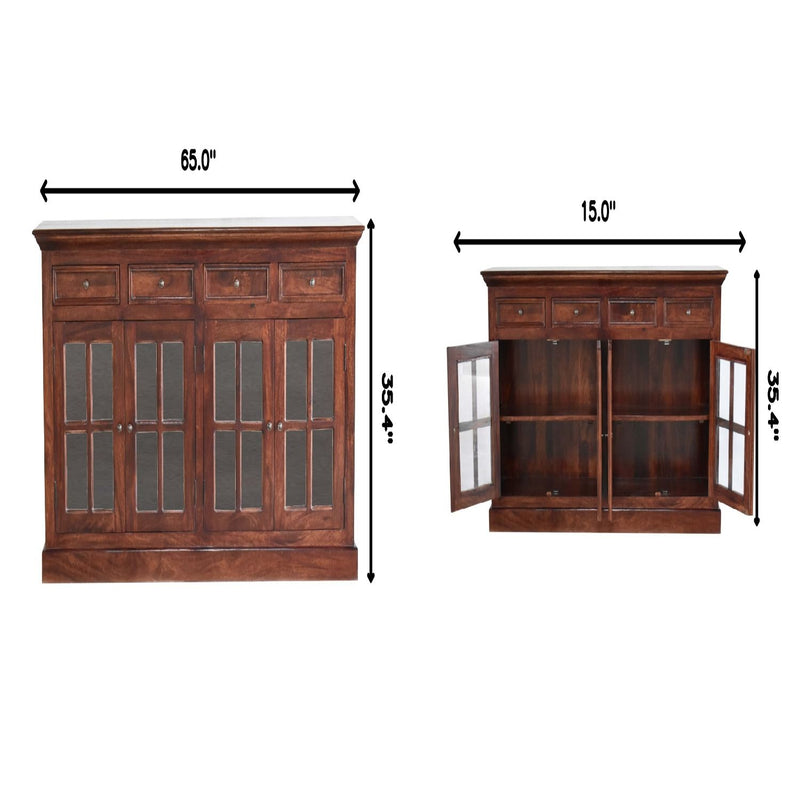 Large Glazed Sideboard
