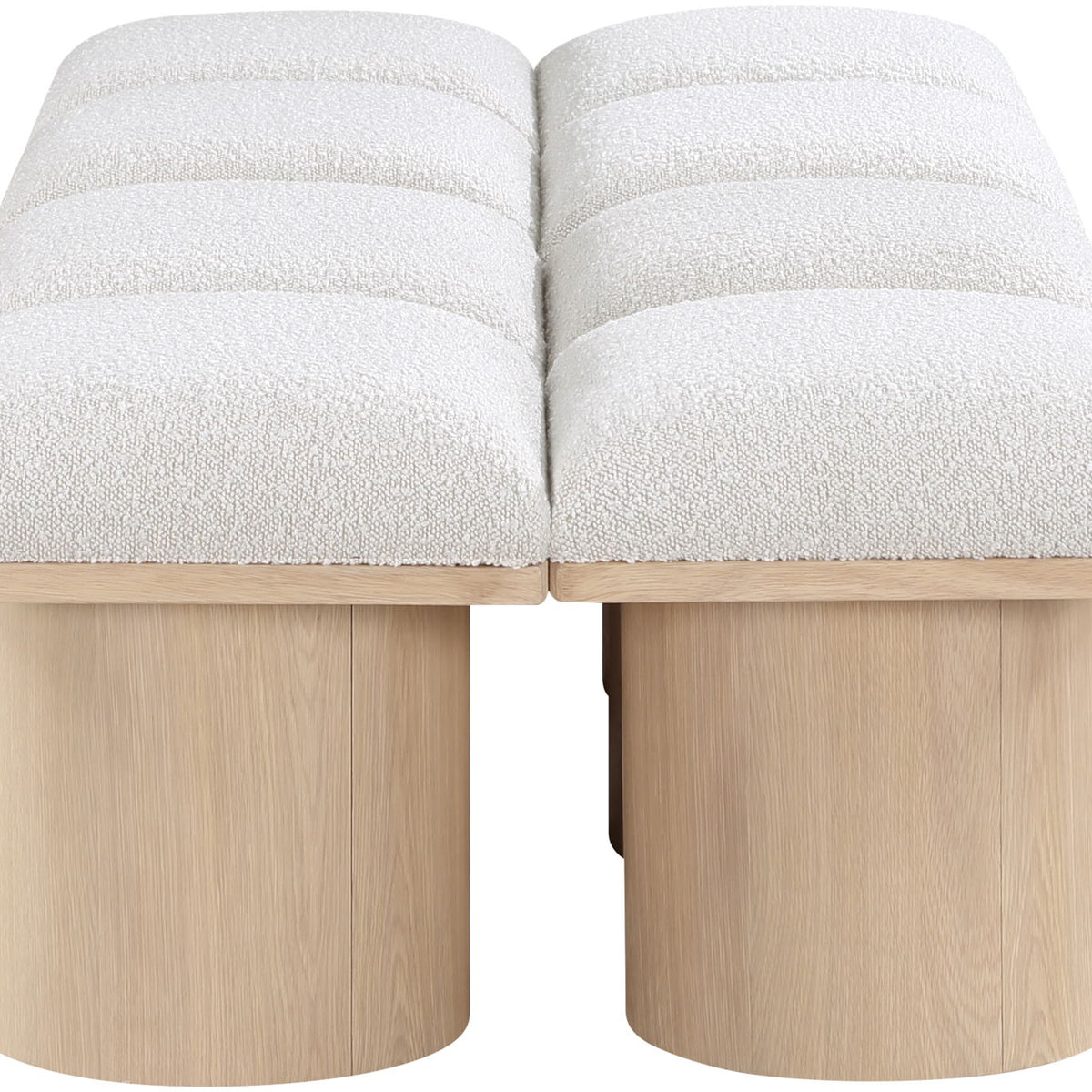 Pavilion - 8 Piece Modular Bench With Natural Base