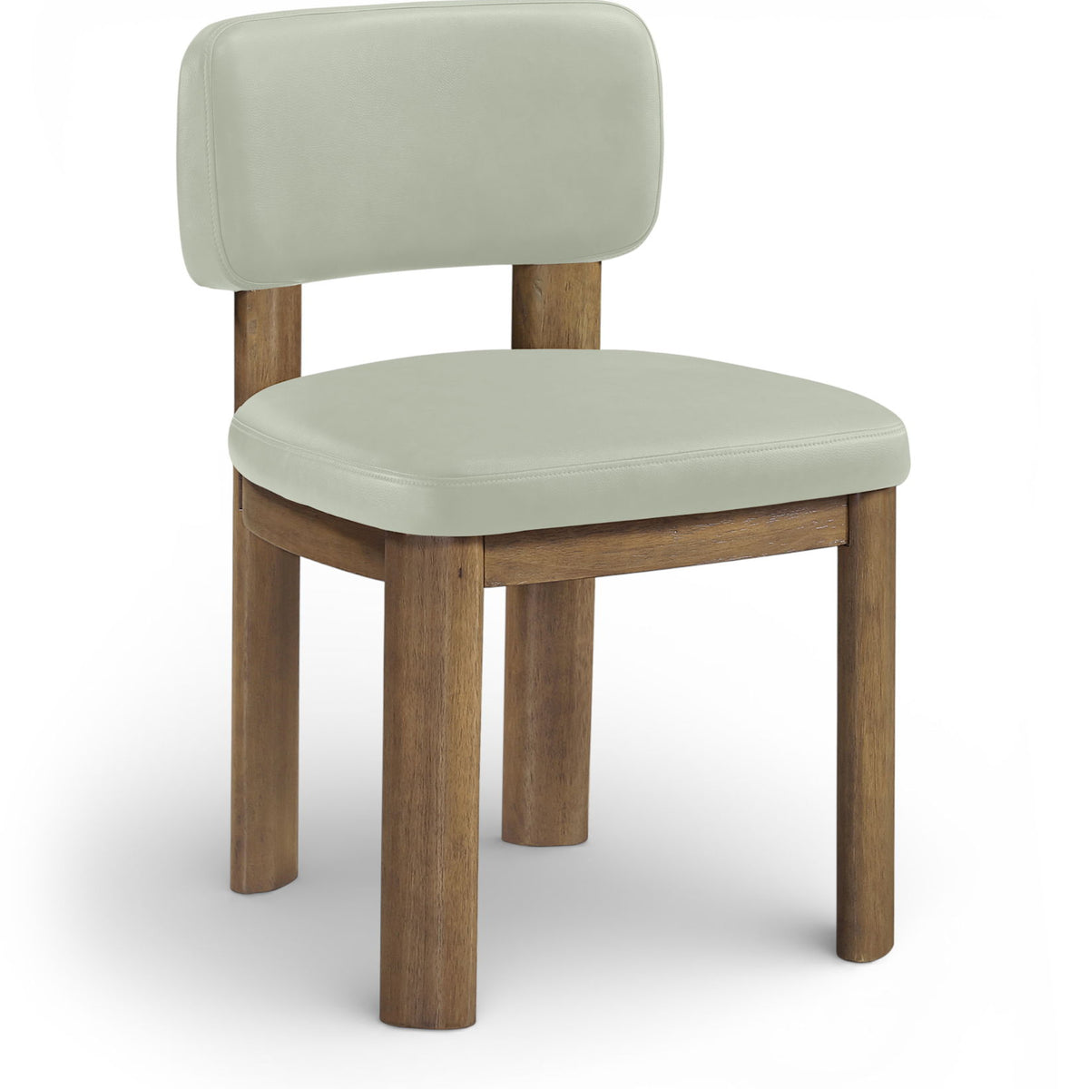 Paloma - Vegan Leather Upholstered Dining Chair (Set of 2) - Brown Frame
