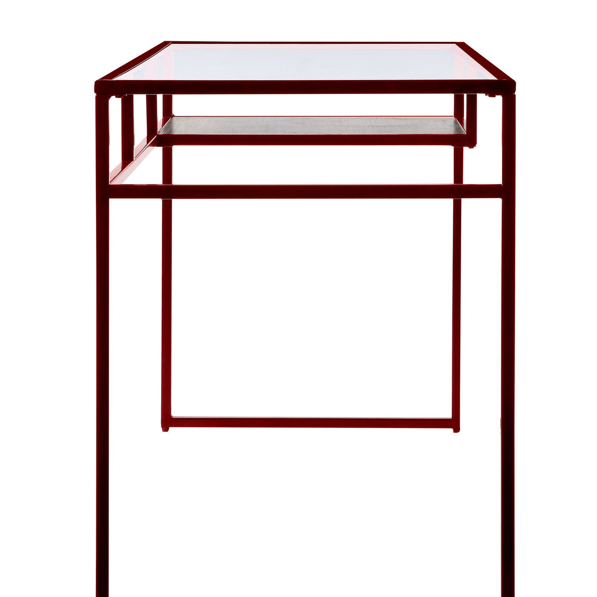 Yasin - Glass Top Writing Desk