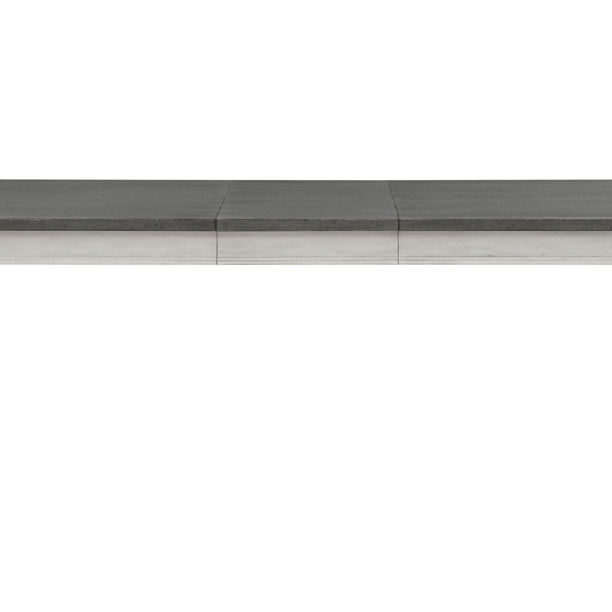 Katia - Dining Table With Leaf - Gray / White