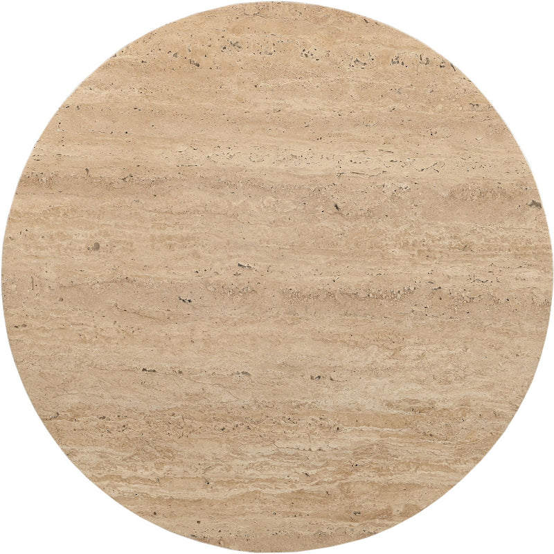 Fontelina - 30" Genuine Bistro Dining Table - Travertine