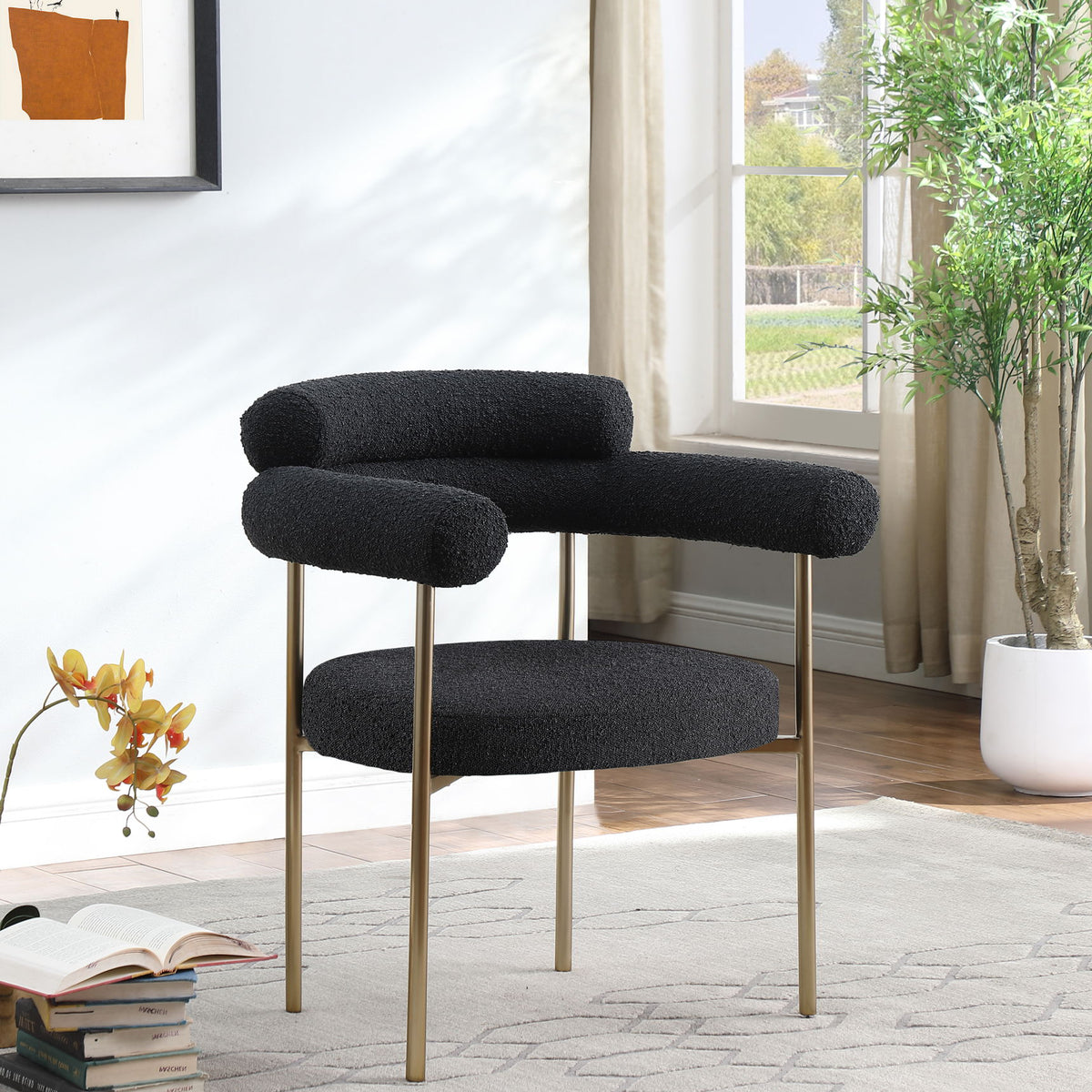 Blake - Boucle Fabric Dining Chair (Set of 2)