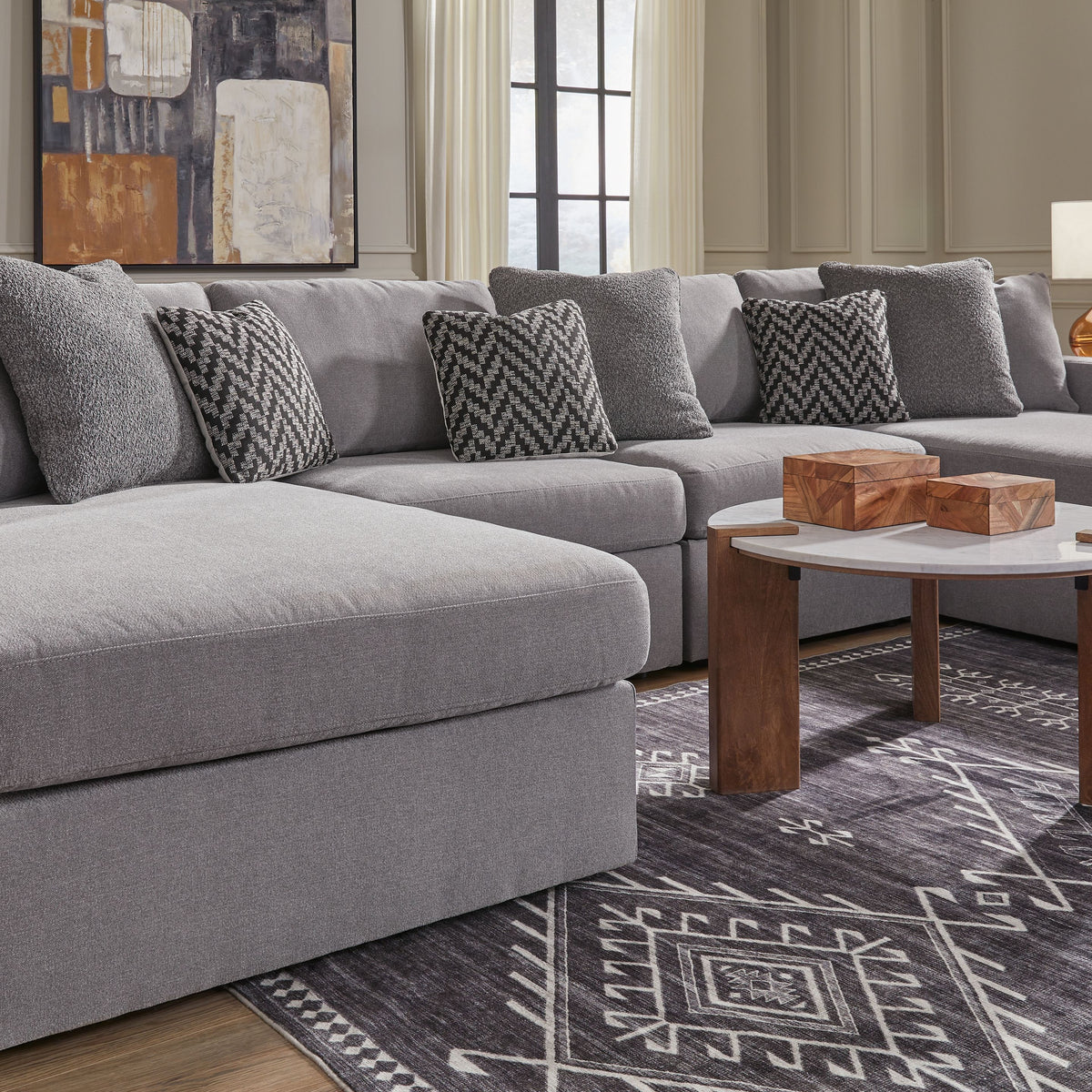 Modmax - Granite - Sectional