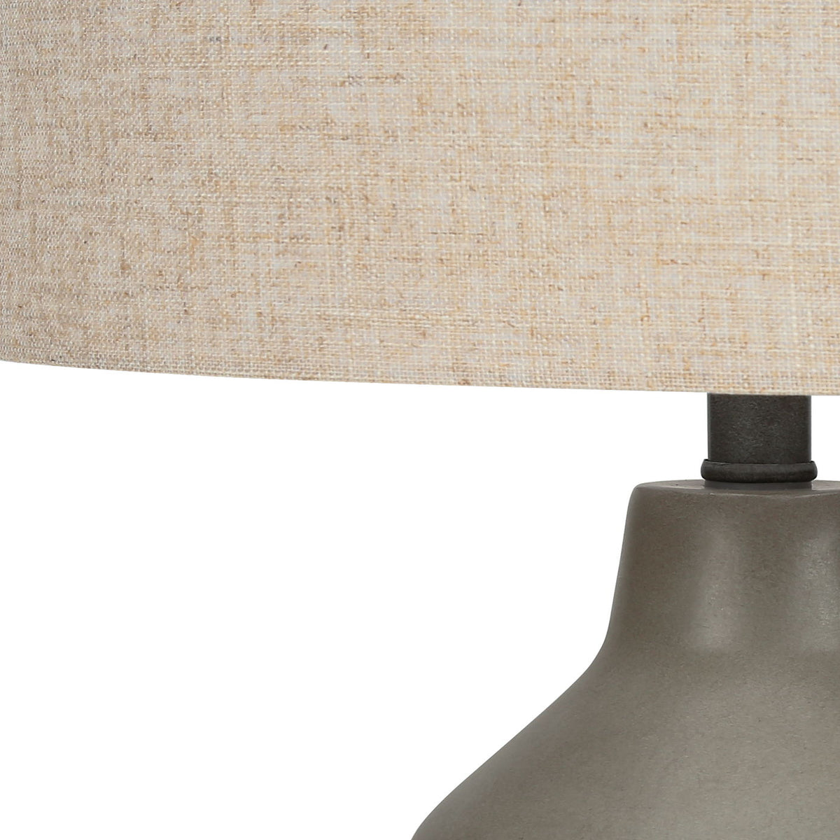 Lighting, Table Lamp, Concrete, Contemporary