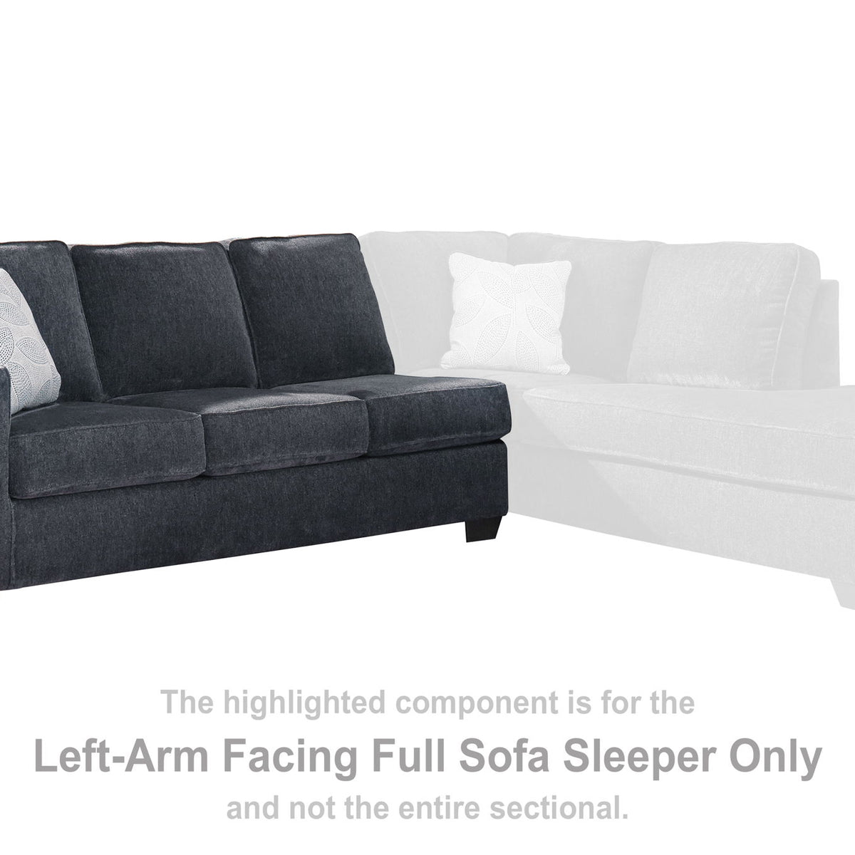 Altari - Laf Full Sofa Sleeper - Slate