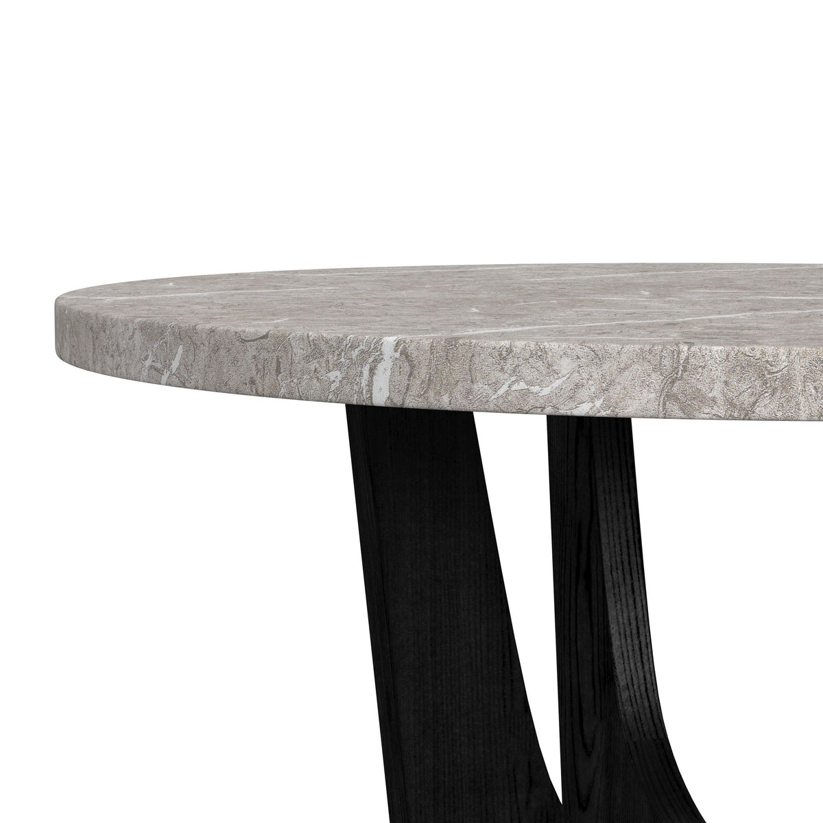 Oregon - Round Table With Faux Marble Top