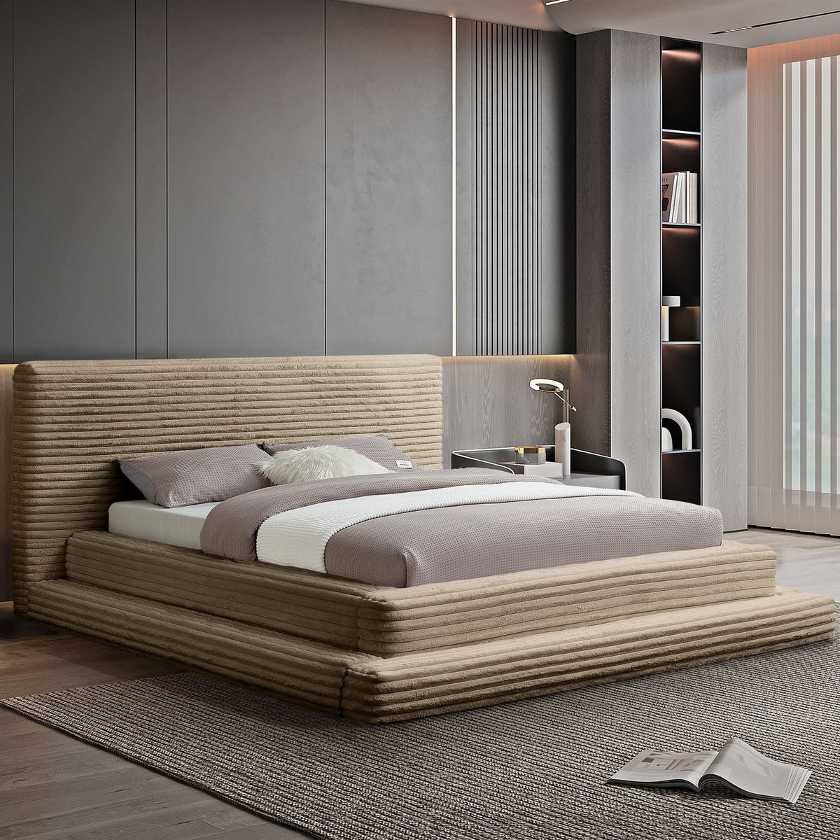 Drew - Fabric Upholstered Bed
