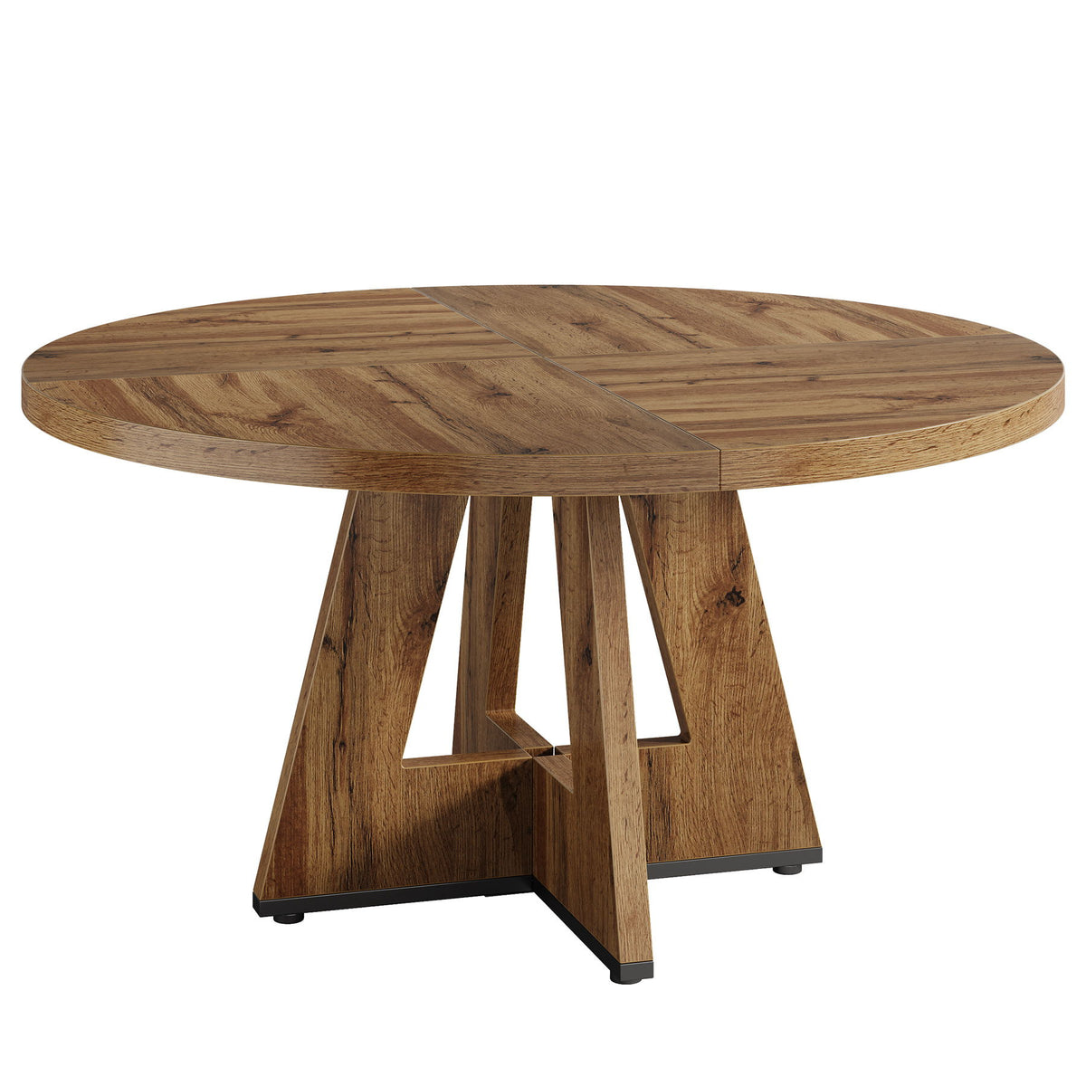 Round Dining Cross Base Kitchen Table