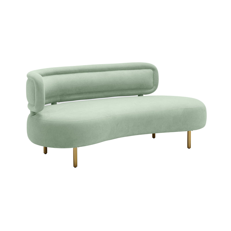 Tischa - Boucle Velvet Sofa