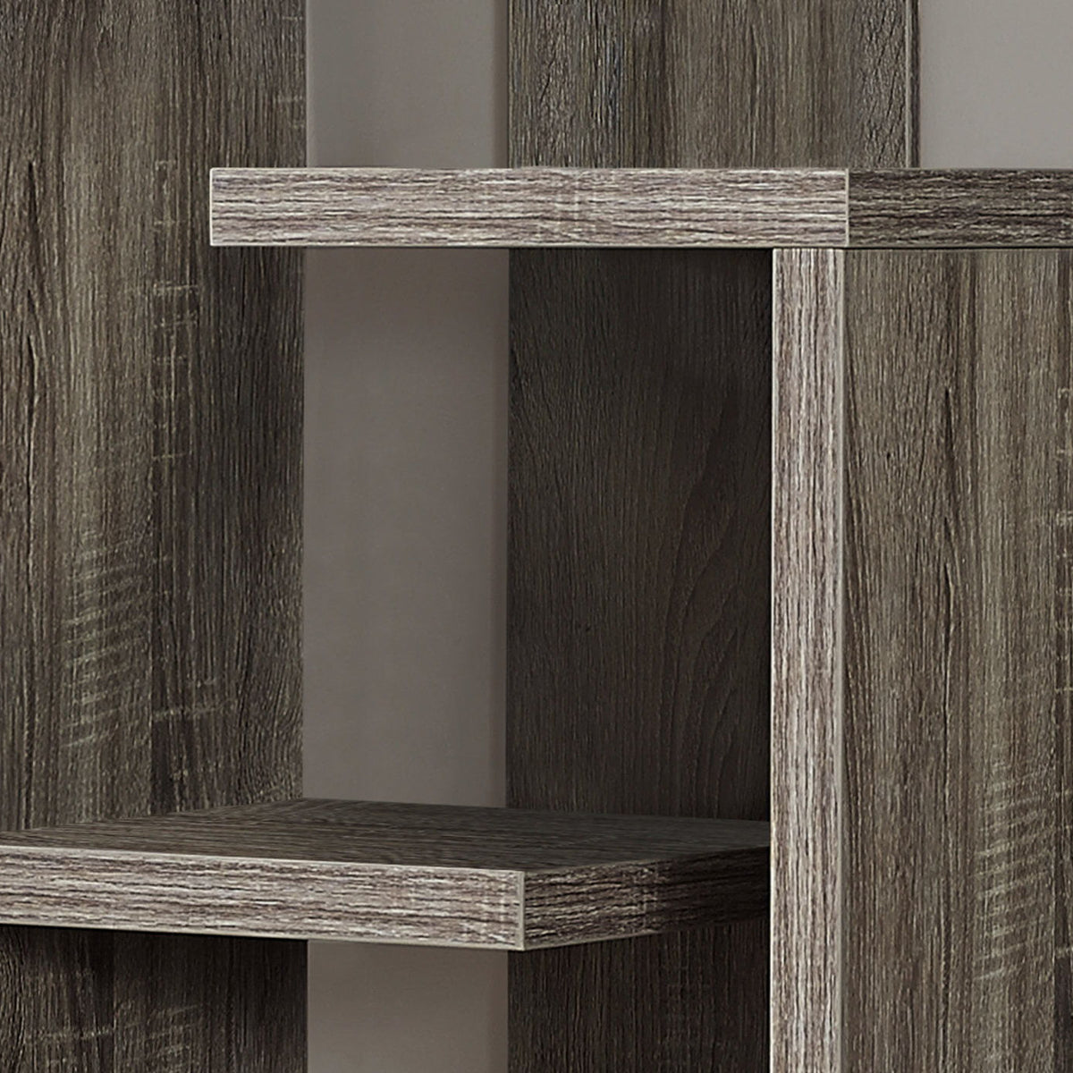 Bookshelf, Bookcase, Etagere, 4 Tier, For Office, Contemporary & Modern - Taupe