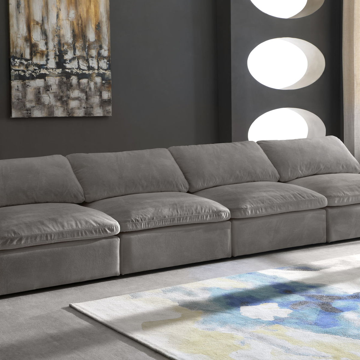 Cozy - Modular Armless 4 Seat Sofa