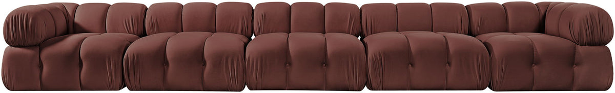 Orin - Fabric Velvet 5 Piece Modular Sofa