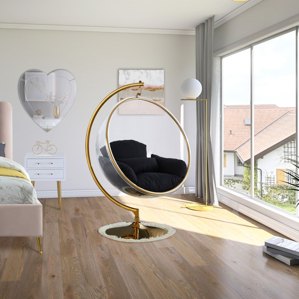 Luna - Swing Bubble Accent Chair