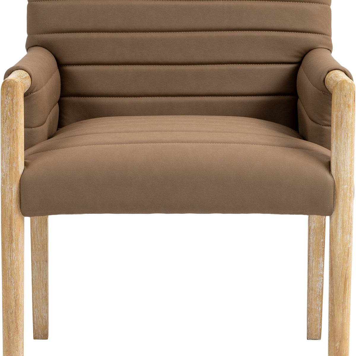 Aimee - Dining Arm Chair - Light Brown Legs