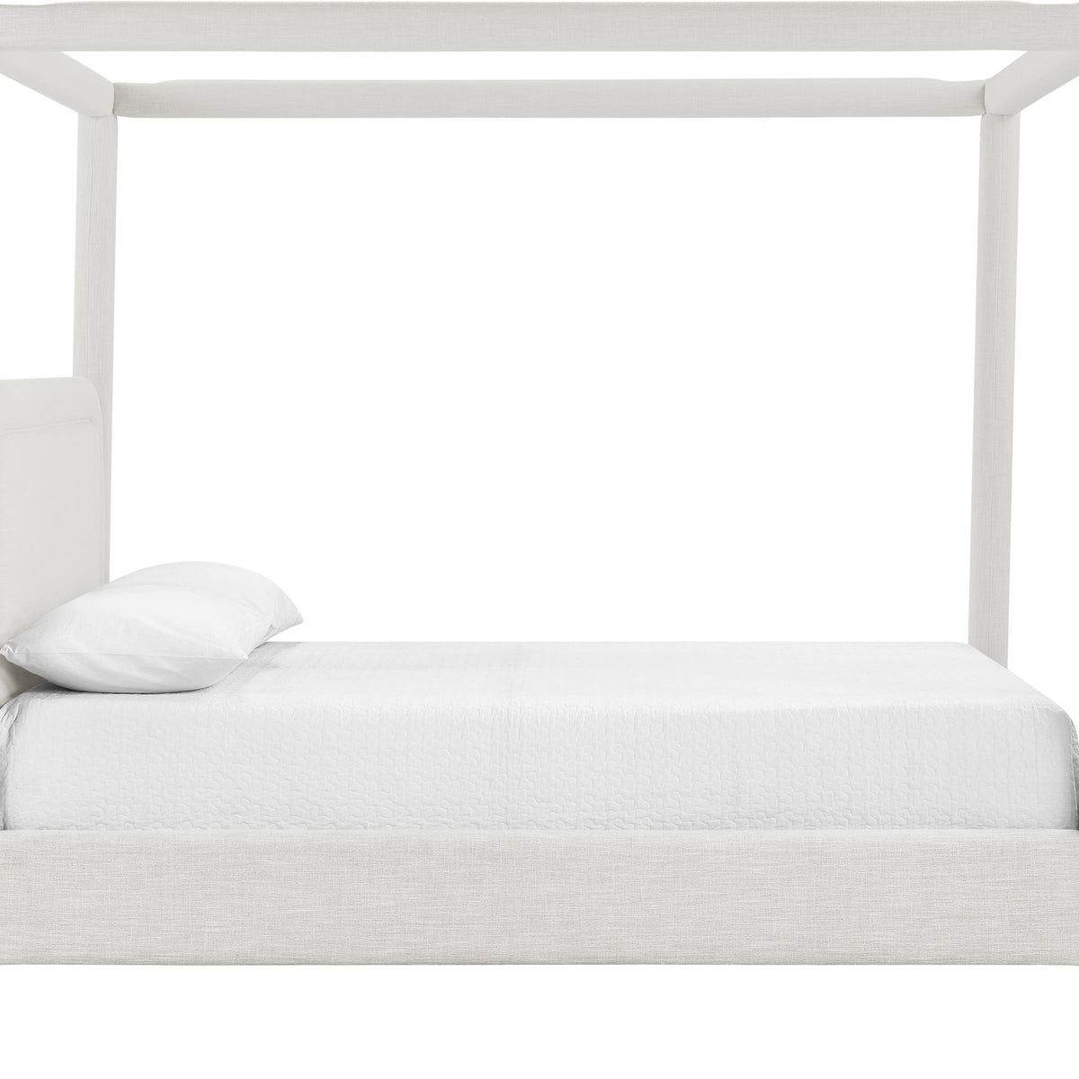 Salina - Linen Textured Fabric Upholstered Bed