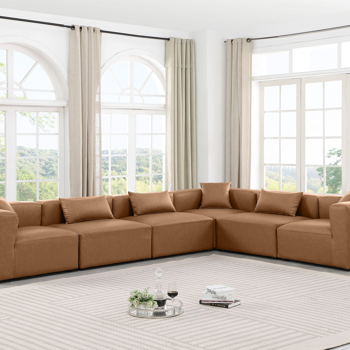 Cube - 6 Piece Modular Corner Sectional