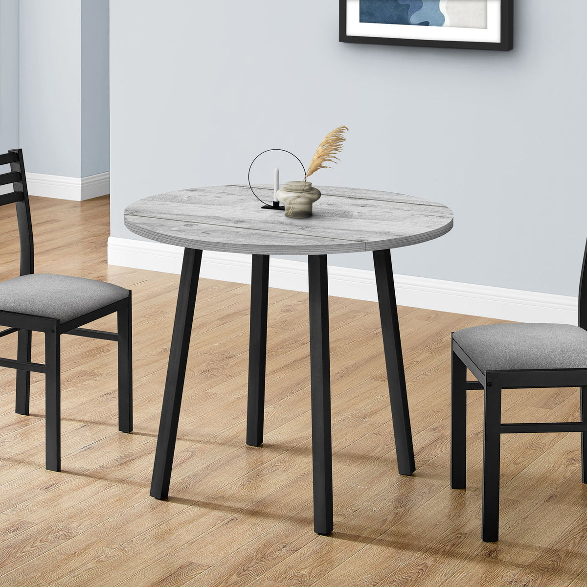 3 Pieces Dining Table Set, Small, Drop Leaf, Contemporary & Modern