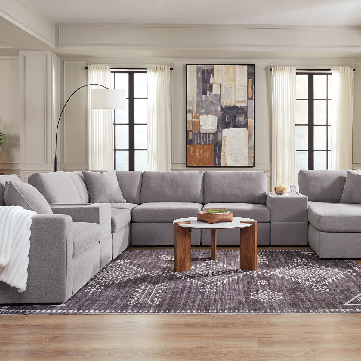 Modmax - Granite - Sectional