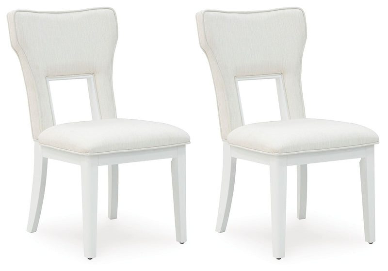 Chalanna - Dining Upholstered Side Chair (Set of 2) - White