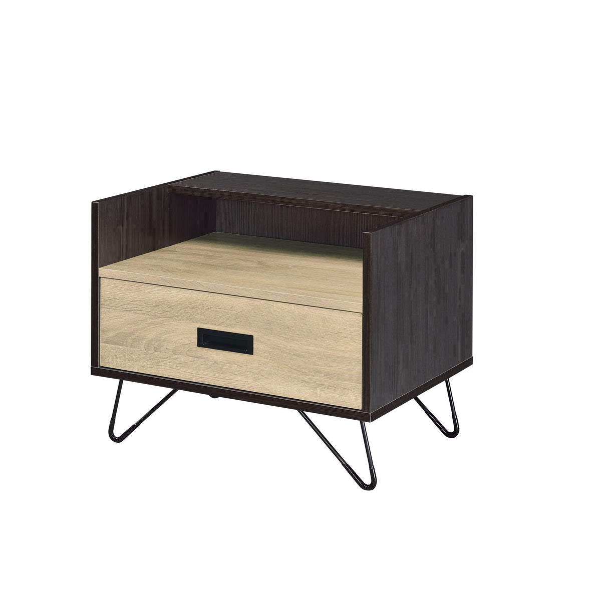 Melkree - Accent Table With Display & Utility Function - Black
