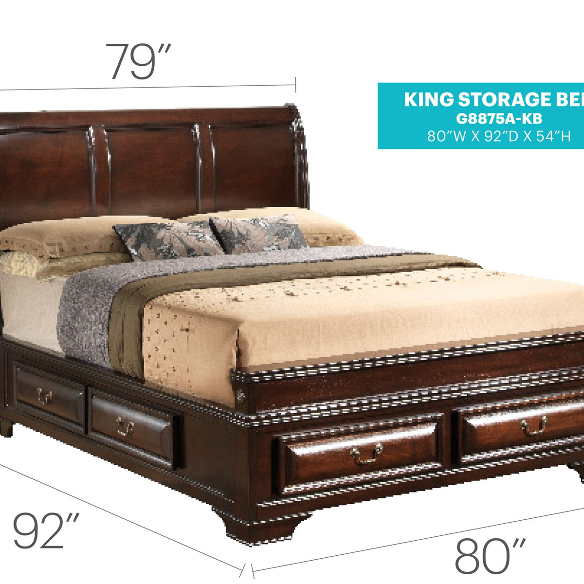 LaVita - Storage Bed