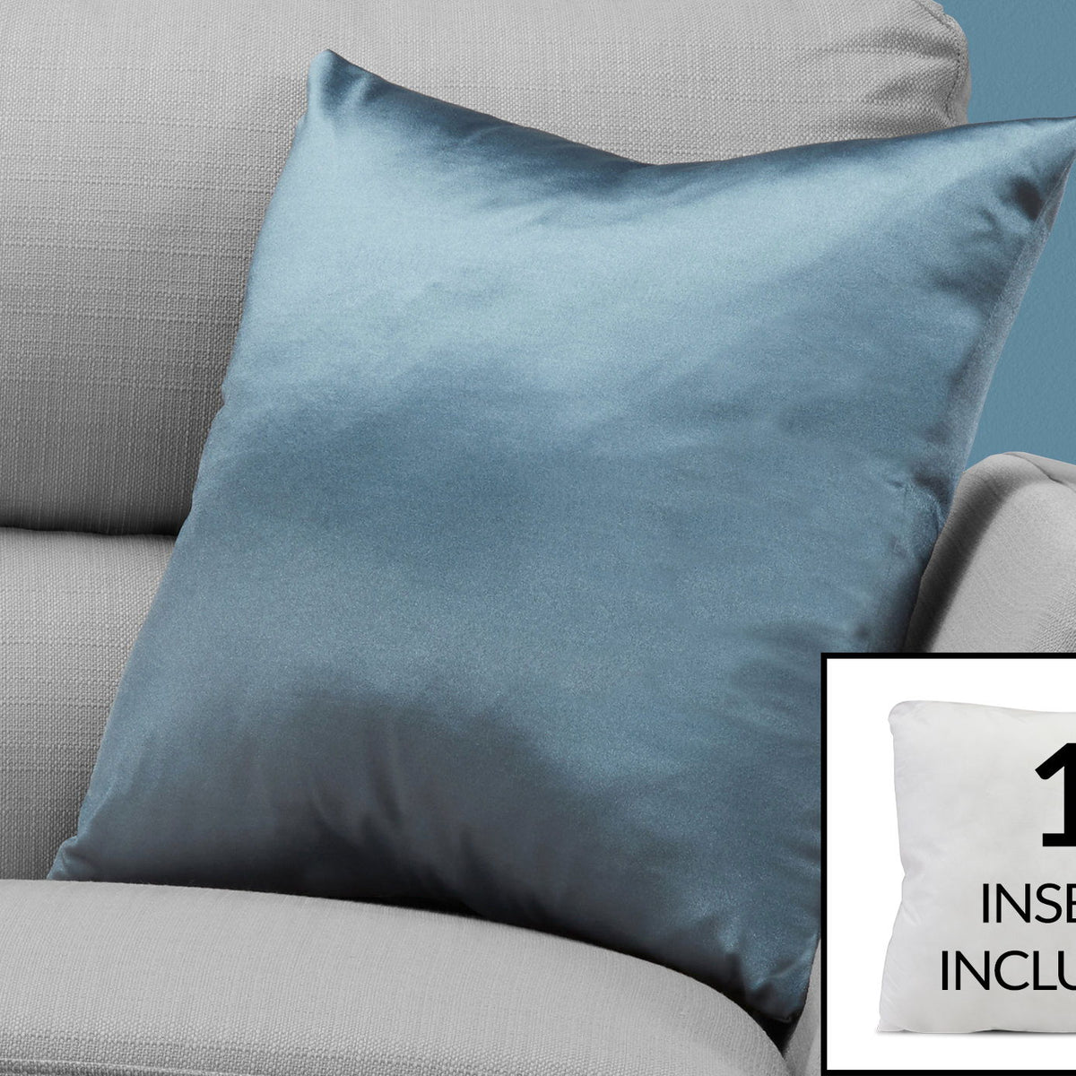 Pillows, Square, Insert Included, Decorative Throw, Hypoallergenic, Modern