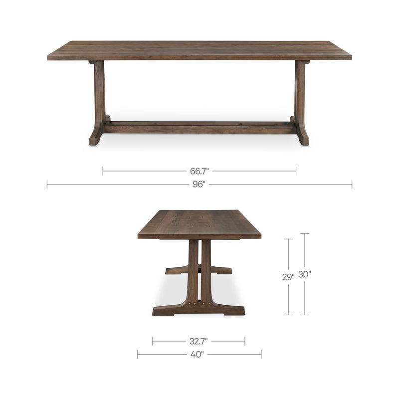 Samuel - Dining Table - Dark Brown
