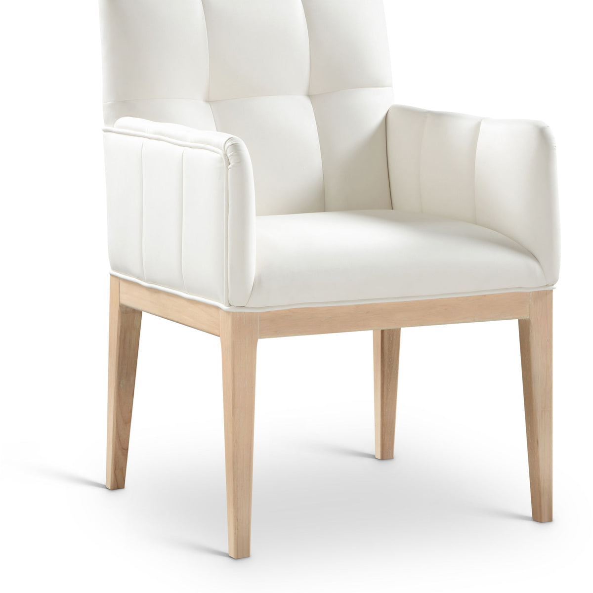 Adrian - Dining Arm Chair (Set of 2) - Light Brown Legs