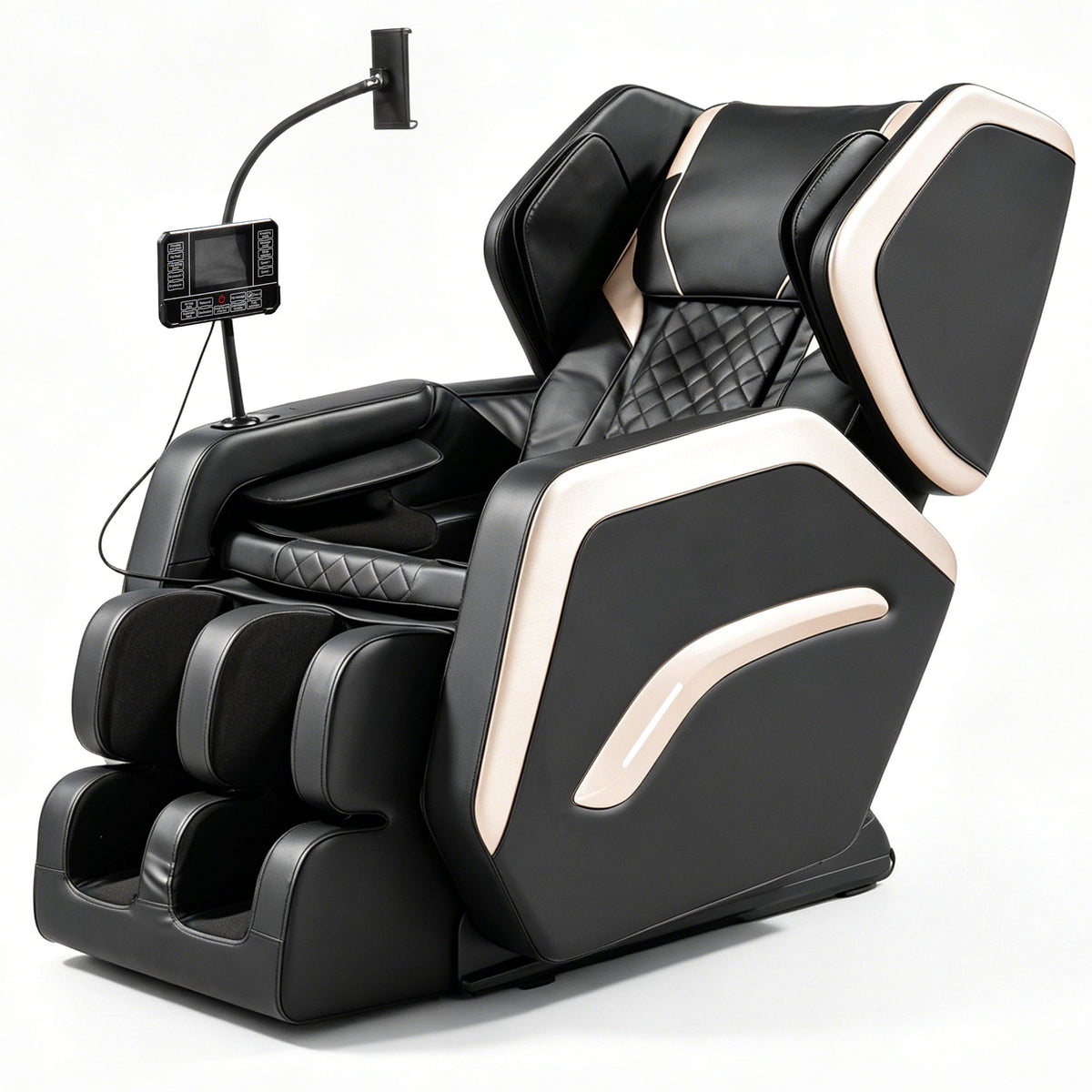 Zero Gravity Massage Chair Recliner & 10 Massage Heads And Full Body Air Pressure - Black
