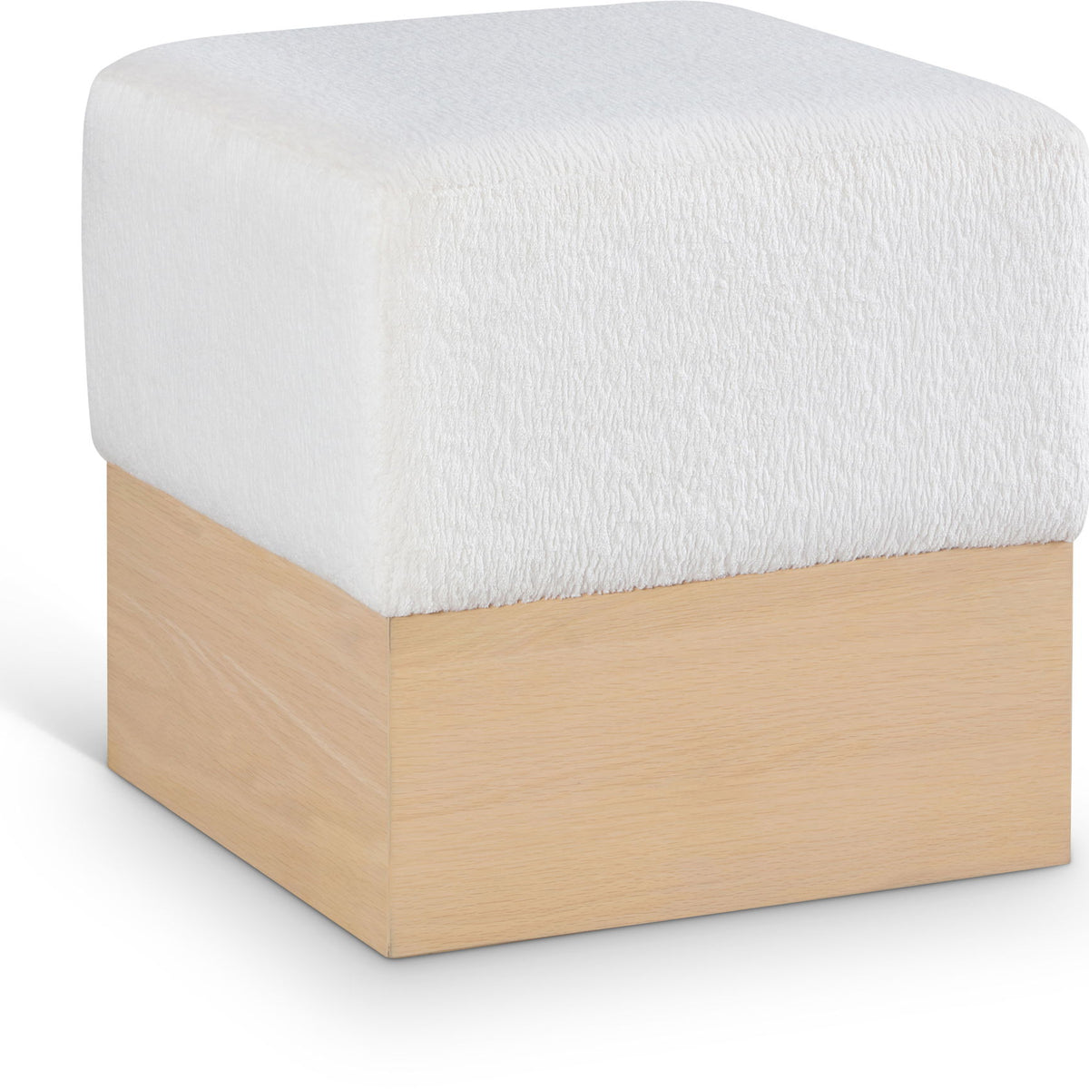 Havre - Ottoman / Stool With Natural Base