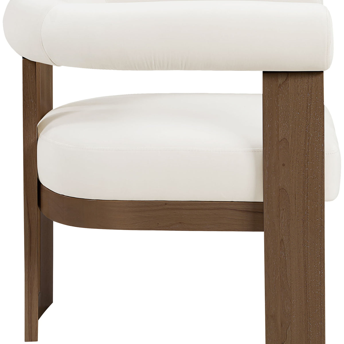 Arienzo - Performance Fabric Upholstered Accent Chair - Walnut Base