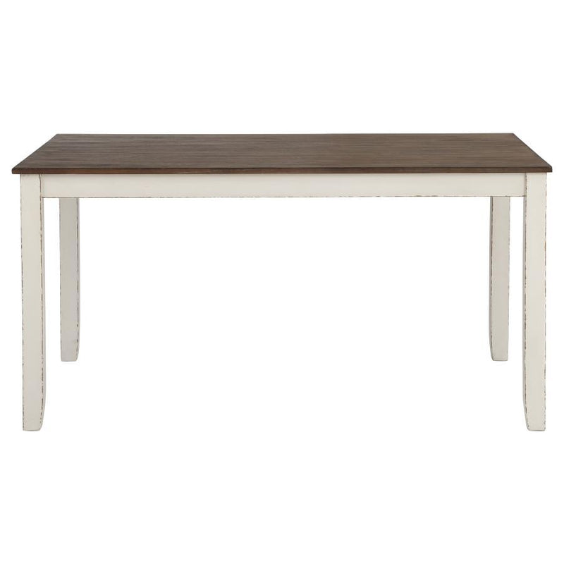 Fortress - 7 Piece Rectangular Dining Set - Vintage Vanilla