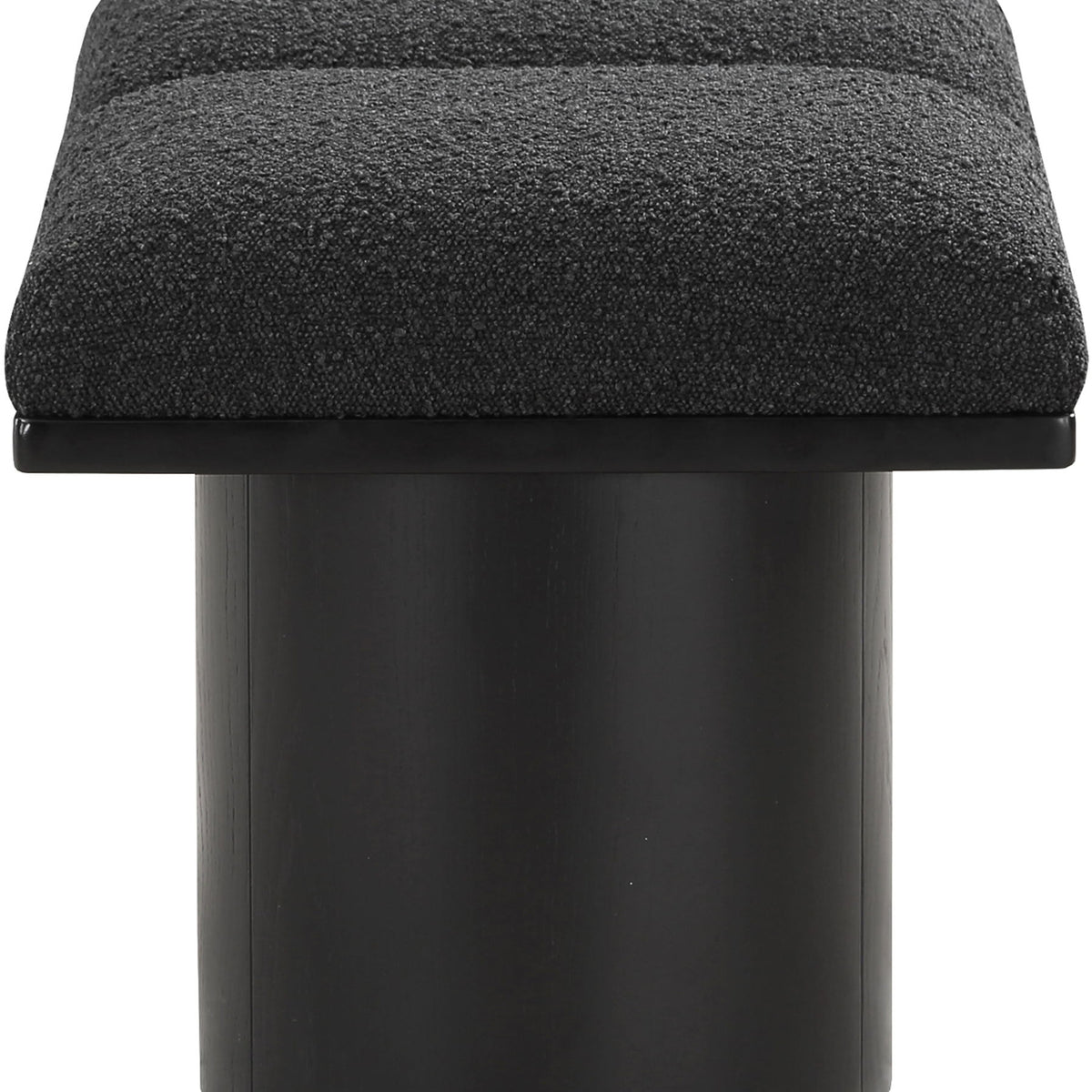 Pavilion - 2 Piece Modular Bench With Black Base