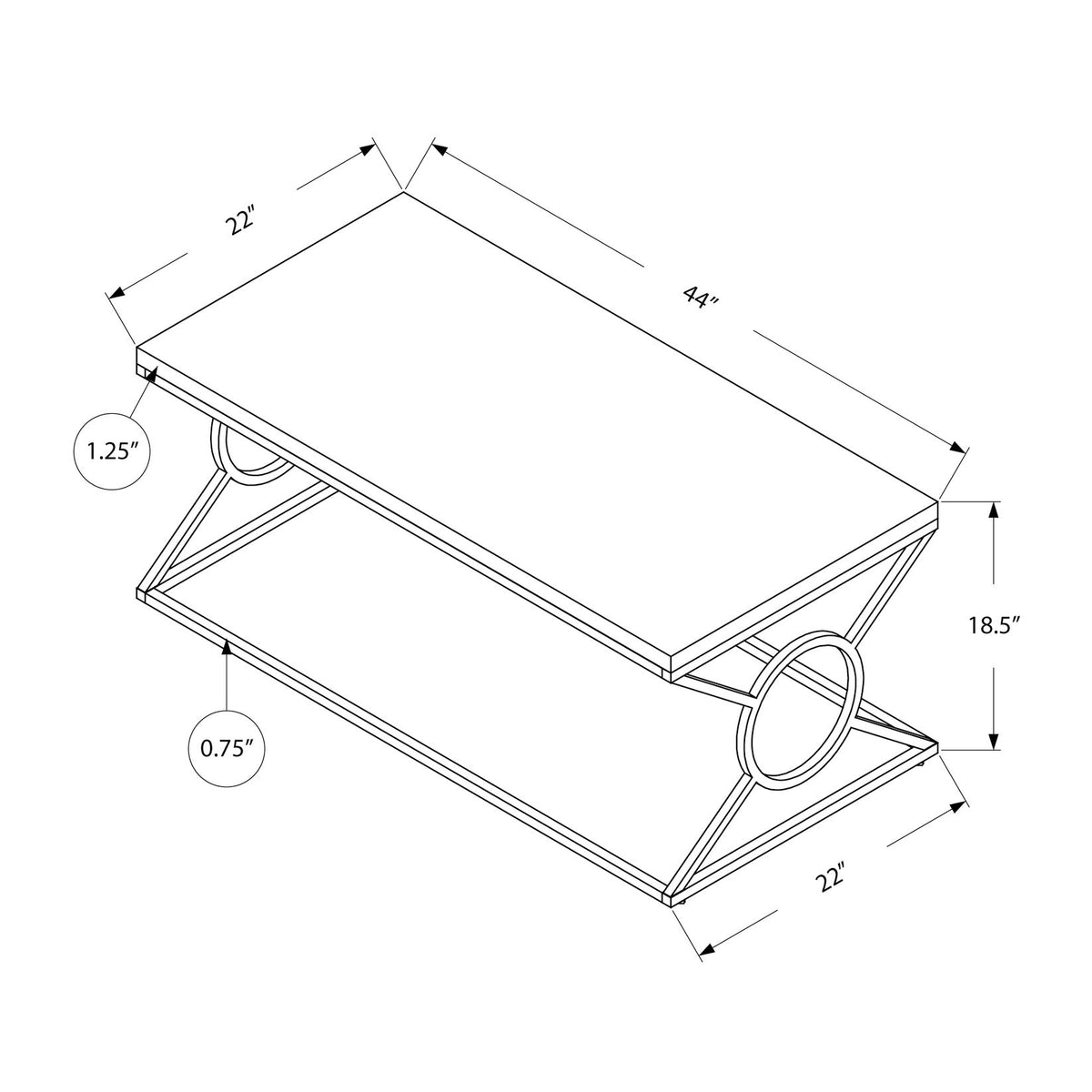 Table, Rectangular, Glossy Contemporary & Modern - White
