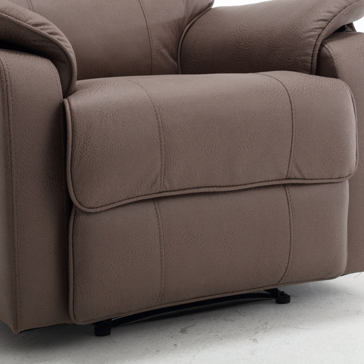 Modern Soft, Manual Recliner Chair - Brown