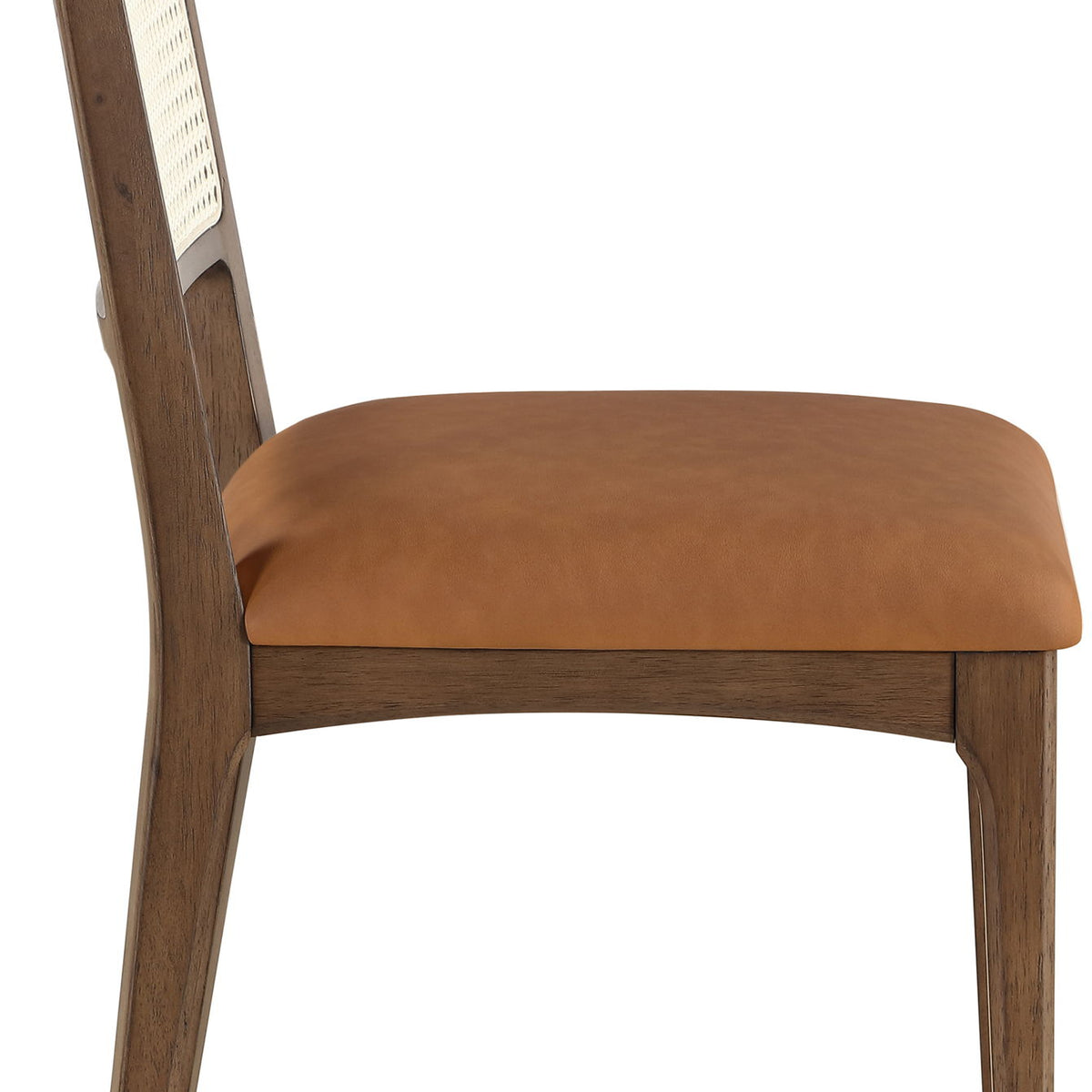 Atrium - Upholstered Seat Dining Chair With Brushed Brown Base (Set of 2)
