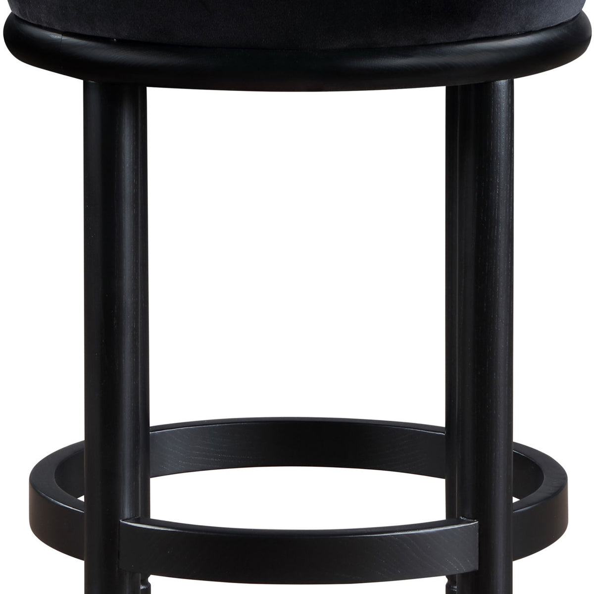 Monette - Counter Stool With Black Base
