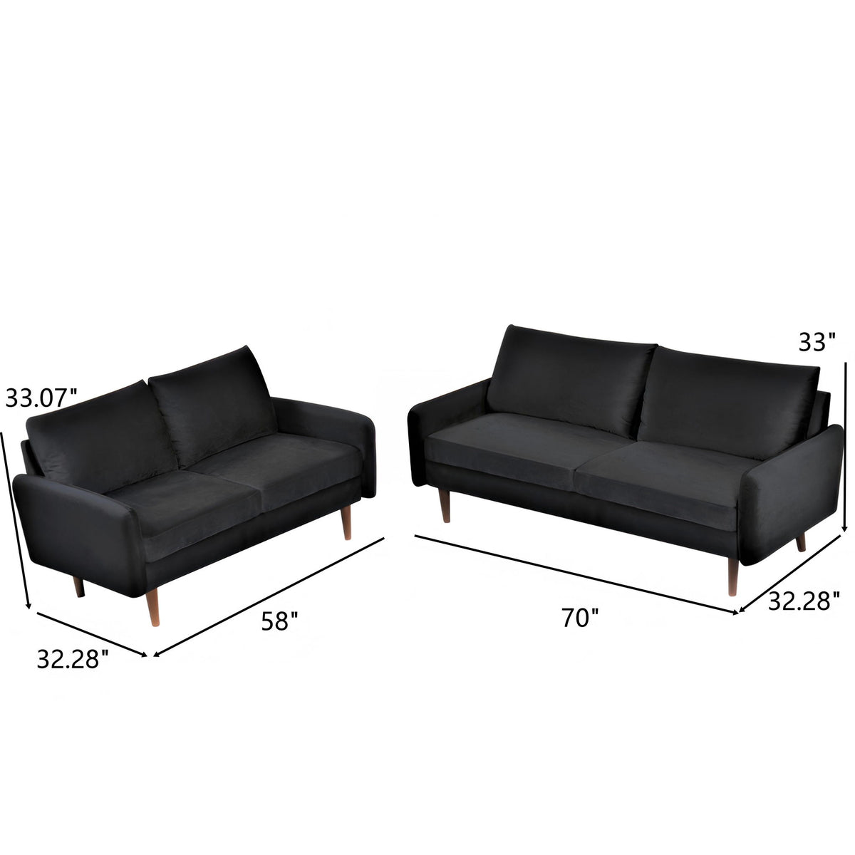 Kent - Sofa & Loveseat Set
